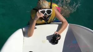 Today you play in the water and get hypnotized by Carmen's hip skills