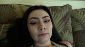 You bend Lenna over the couch and fuck her.